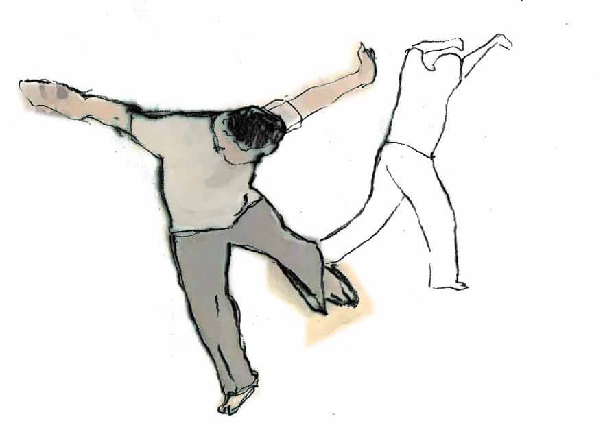 Open Floor illustration of people dancing.